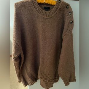 JCrew XL brown sweater